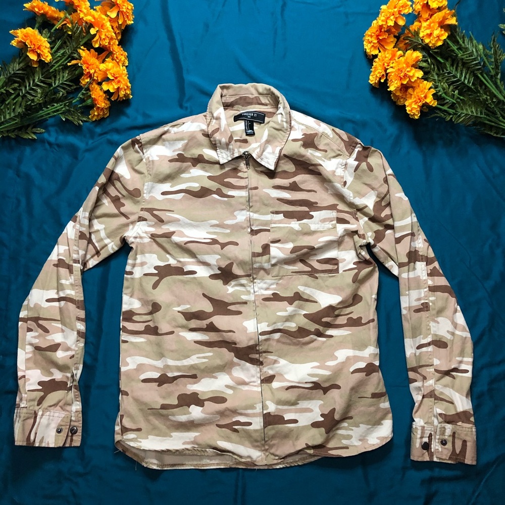 Forever 21 men army jacket